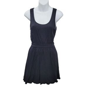 Talula Plain Black One Piece Dress Size: XXS